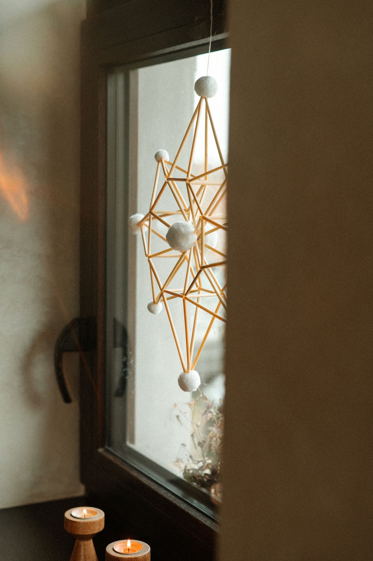 Straw Construction Kit "Snow Star"